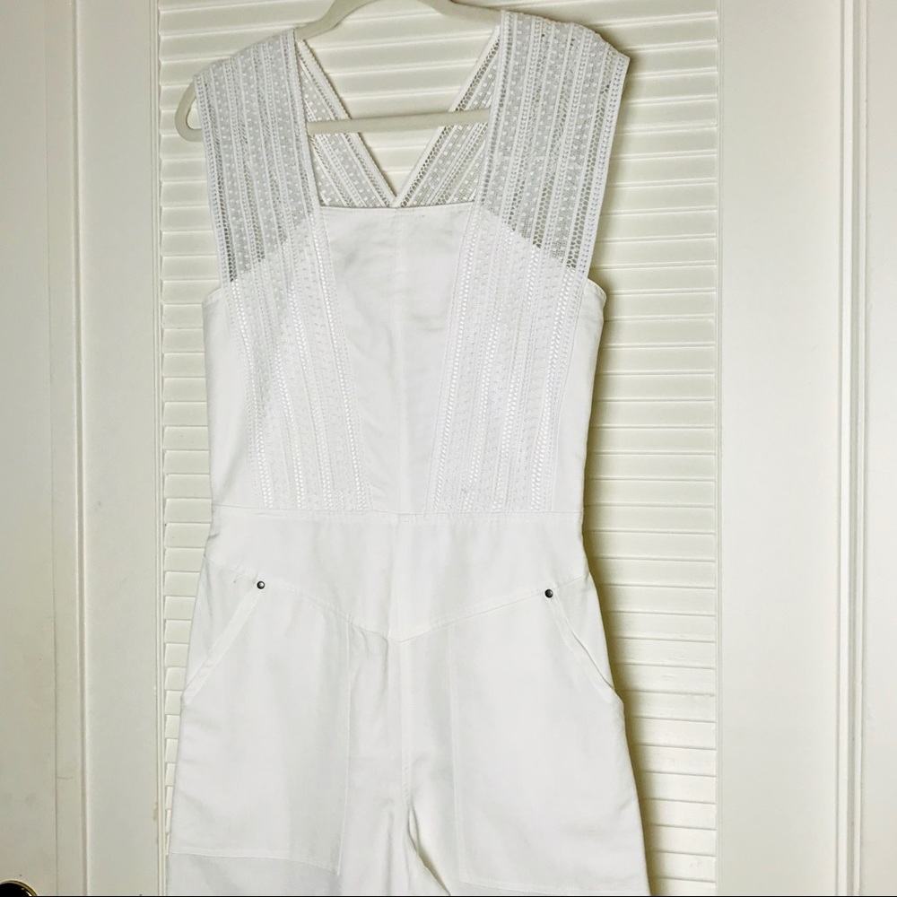 Rebecca Minkoff White Jumpsuit S-2